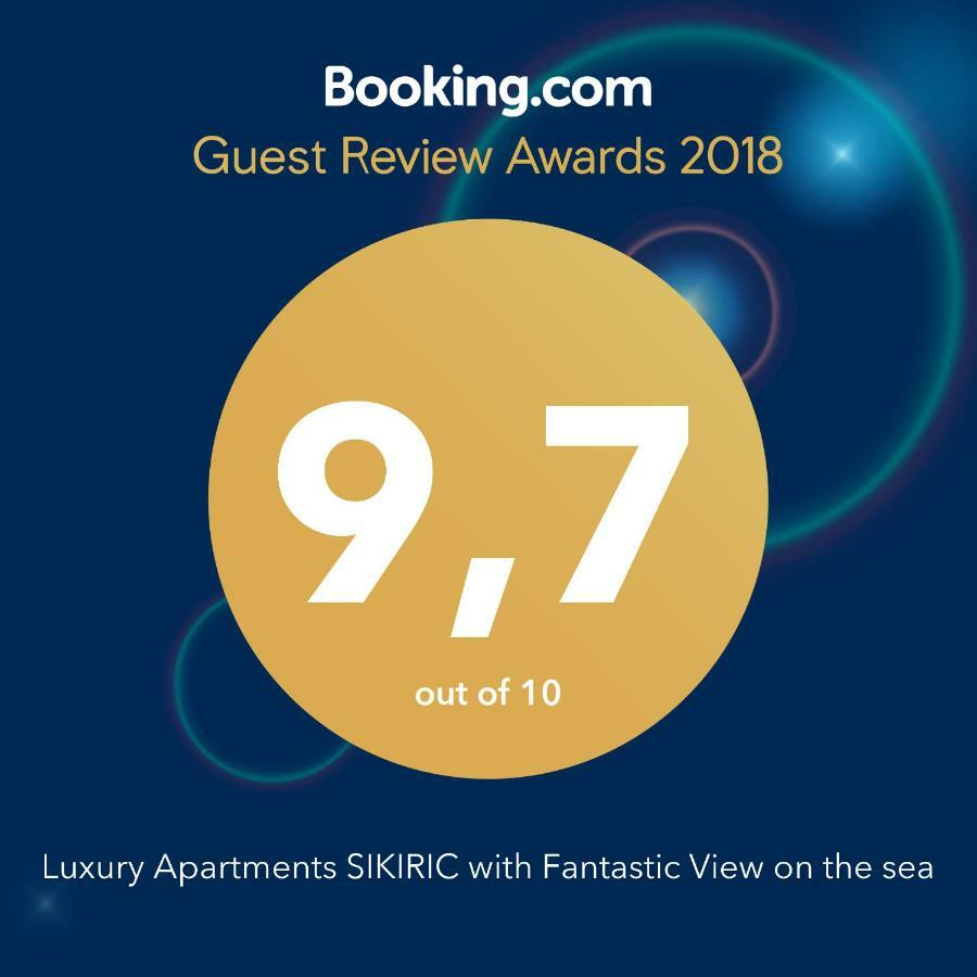 Luxury Apartments Sikiric_2 With Fantastic View On The Sea Bibinje Extérieur photo